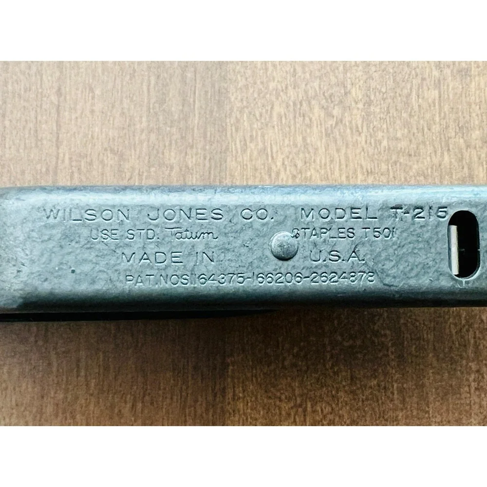 Vintage MCM Wilson Jones Tatum Buddy Handheld Stapler Model T-215 USA